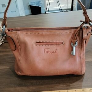 Fossil Tan Leather Women's Bag